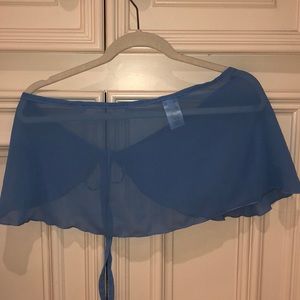 Capezio blue ballet skirt. One size.